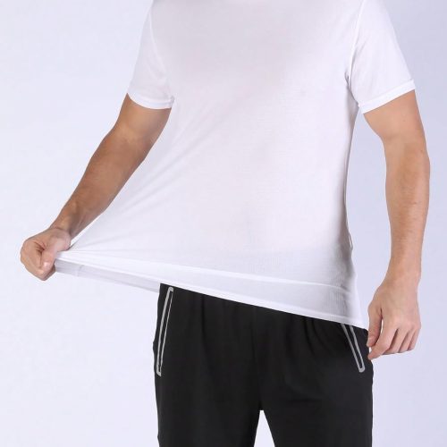 Men's Lightweight Mesh Athletic Short Sleeve T-Shirt - 5 Classic Colors for Gym & Daily Wear(Blue/Black/White/Green/Grey)