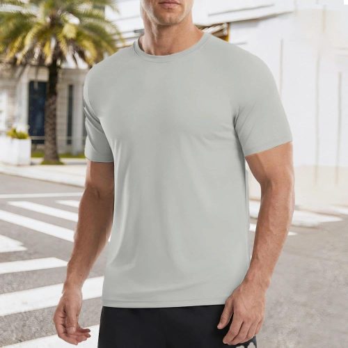Men's Quick-Dry Sports T-Shirt: A Lightweight top Perfect for Fishing, Surfing, and Working Out