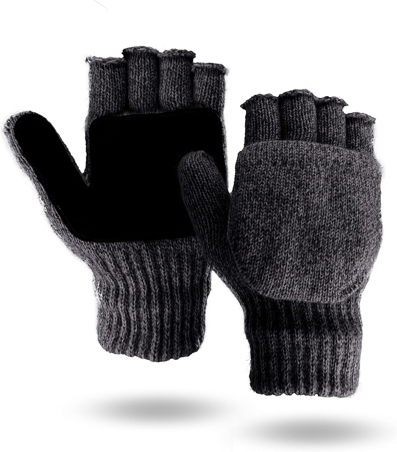 360 Wool Glomitt Flip Mitten Lined Tan
